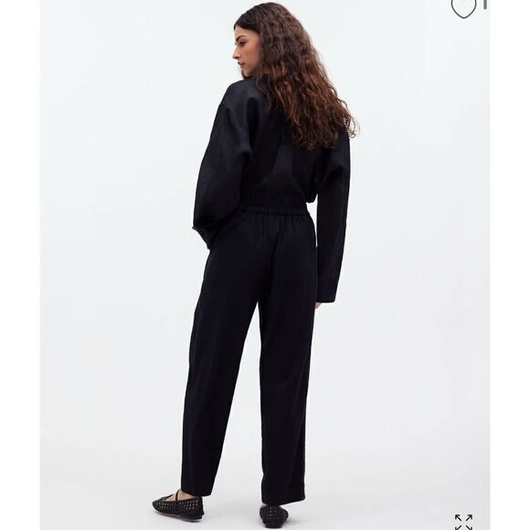 $78 Madewell Pull-On Straight Crop Pant size 4 - Picture 2 of 7